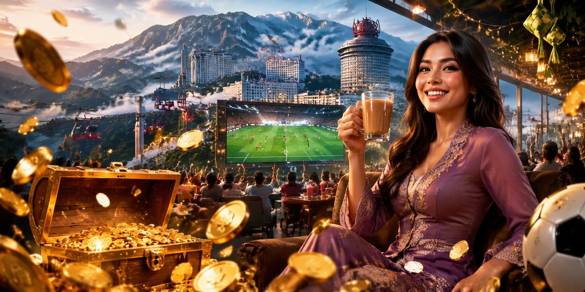 A football betting enthusiast in Genting Highlands enjoying the mobile casino platform