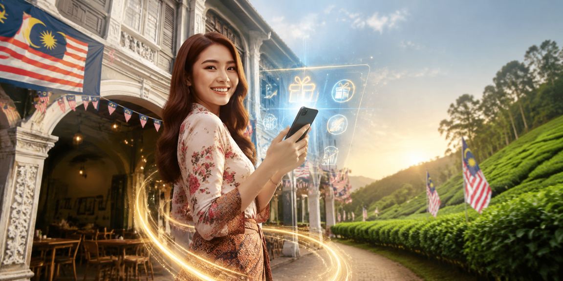 Player in Ipoh making an online deposit and receiving a bonus in a Malay style