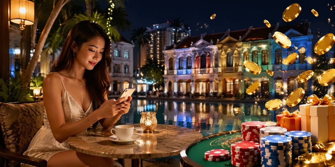 Pemain menikmati Baccarat di Penang dengan gaya Melayu